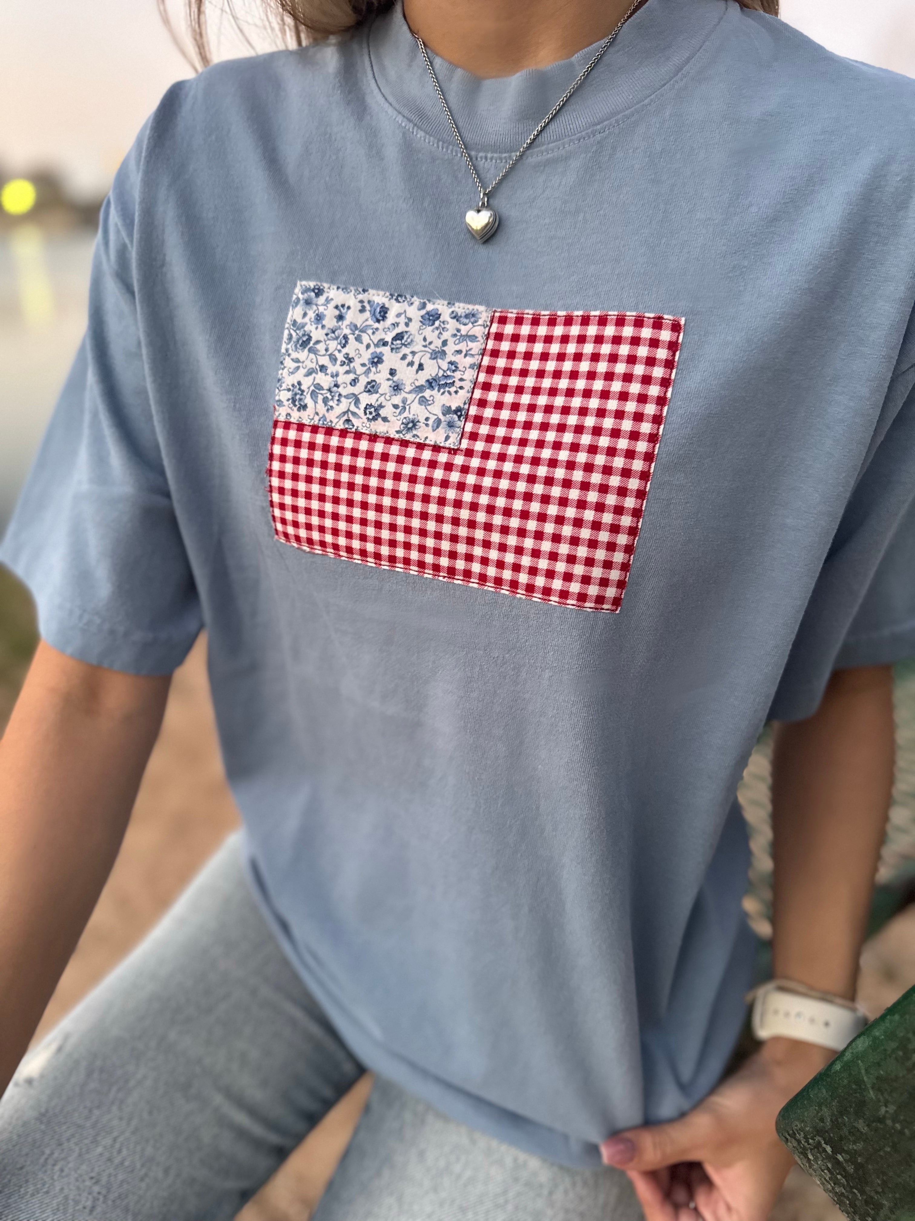 Patchwork Flag Tee