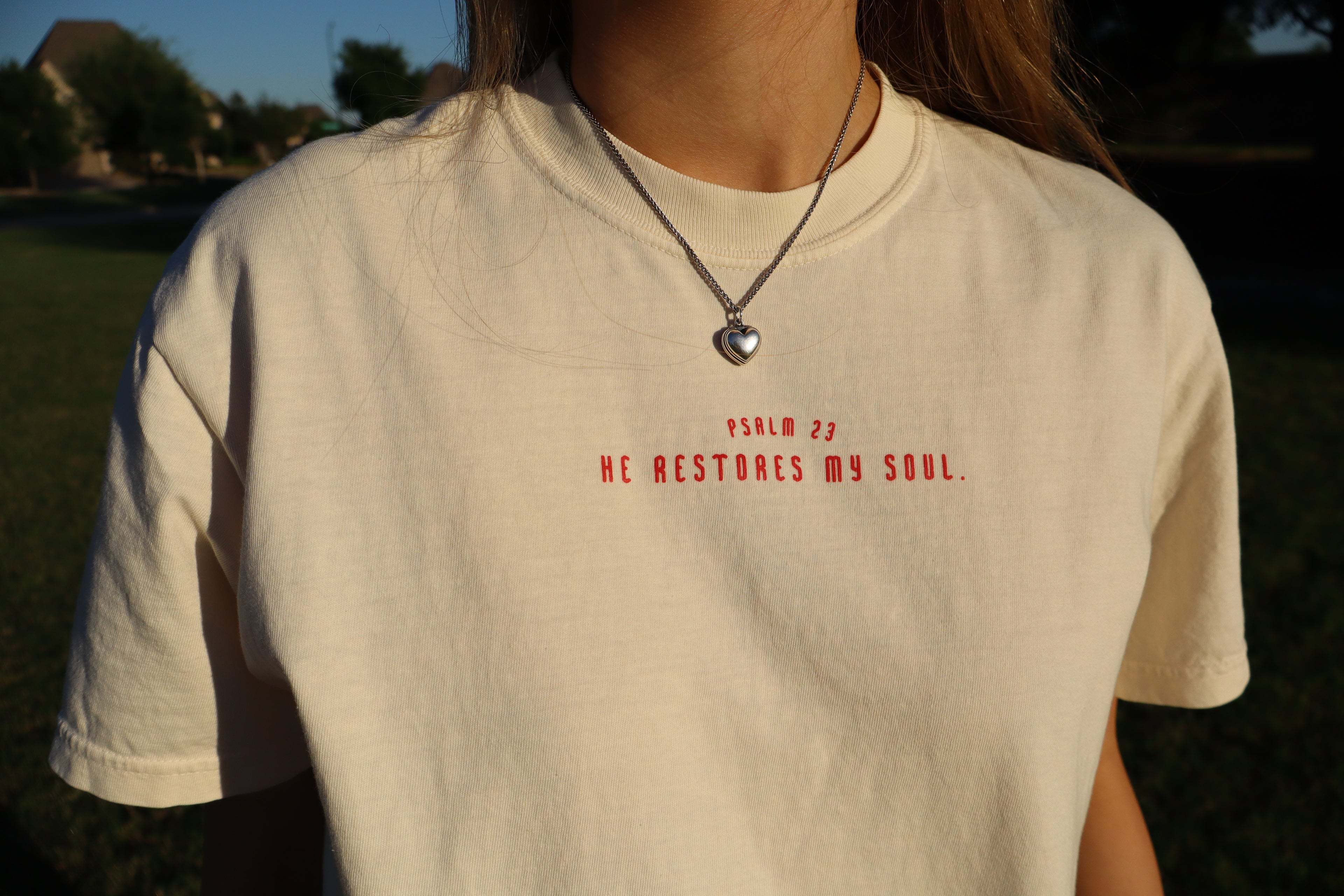 He Restores My Soul Tee Shirt