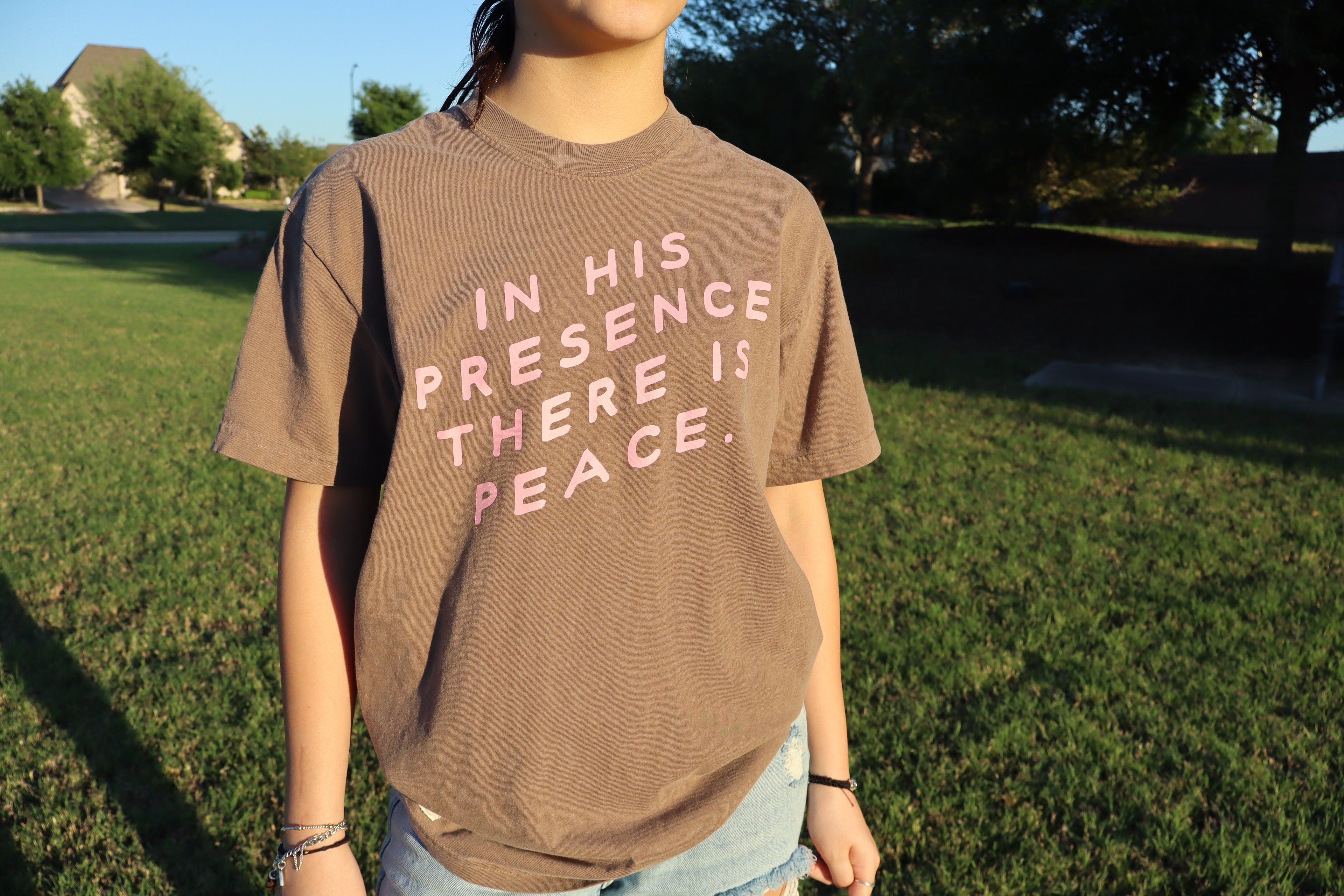 In His Presence There Is Peace Tee